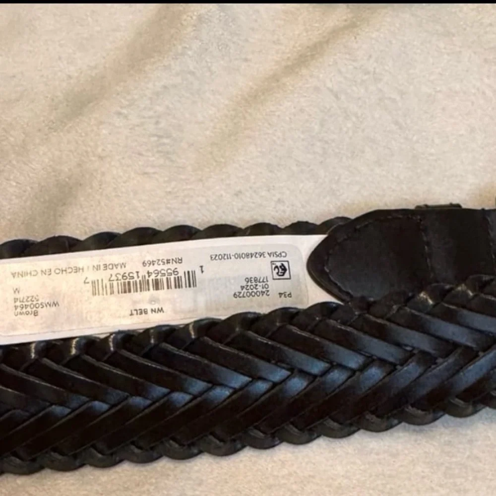 Wonder Nation Boys’ Braided Belt, Medium